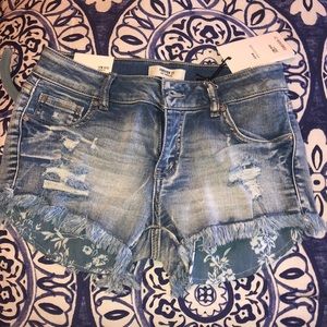 Forever 21 Low Rise Denim Shorts